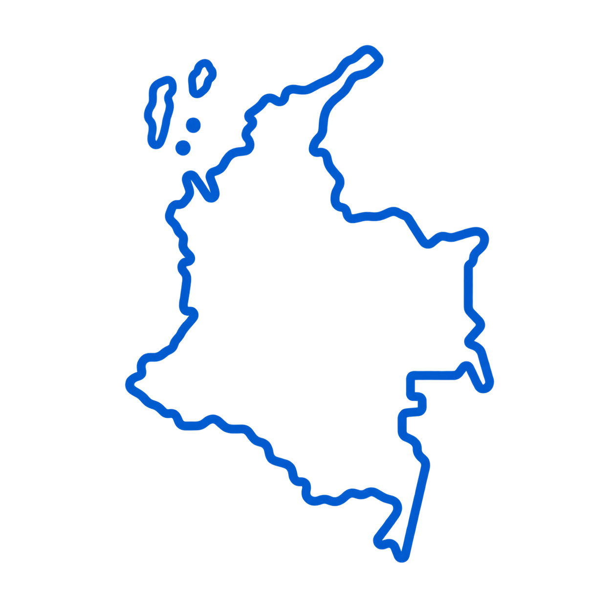 Mapa de Colombia - Vacunas Cali
